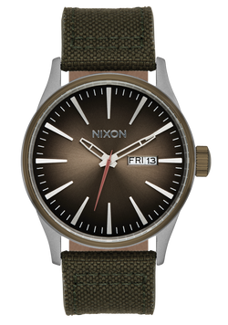 Sentry Nylon Silver / Lt Brown / Forest