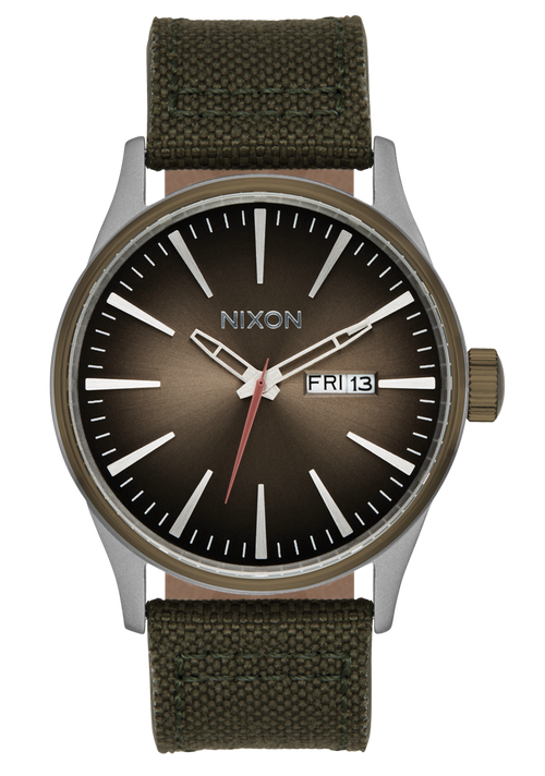 Sentry Nylon Silver / Lt Brown / Forest