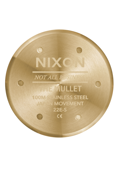 Mullet Stainless Steel Light Gold / White