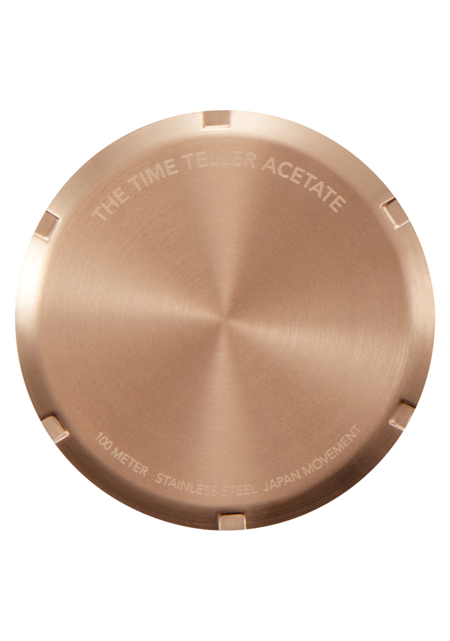 Time Teller Acetate Rose Gold / Pink Tortoise View 6