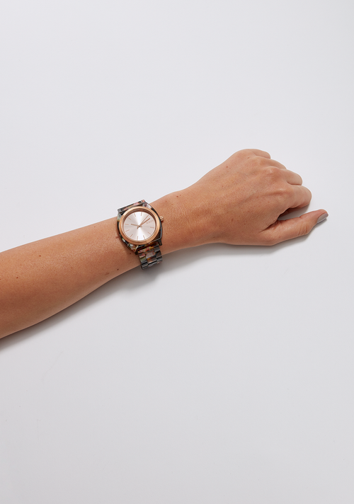 Time Teller Acetate Rose Gold / Pink Tortoise