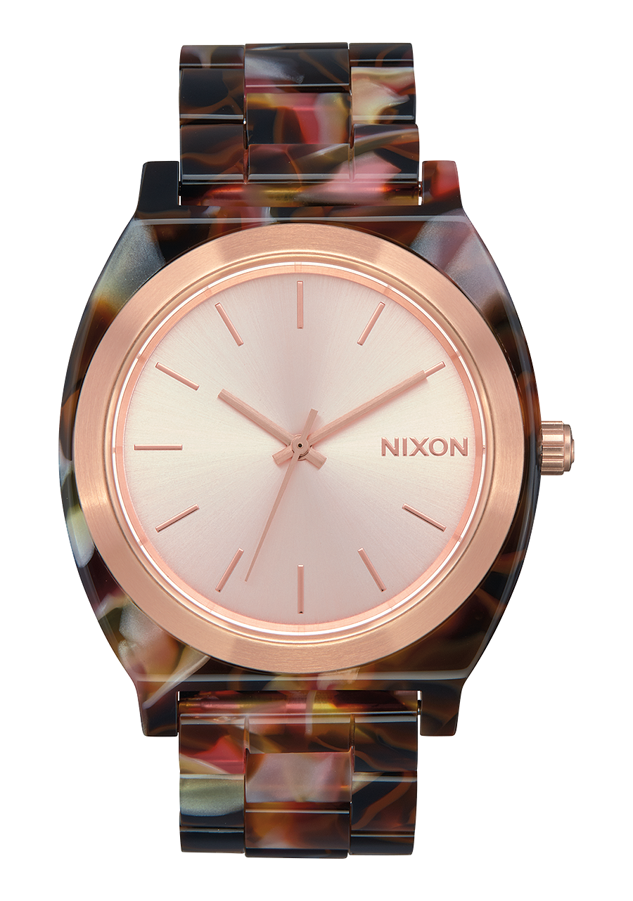 Time Teller Acetate Rose Gold / Pink Tortoise View 1
