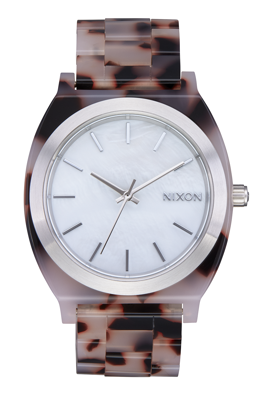 Time Teller Acetate Pink Tortoise  / Mother of Pearl View 1
