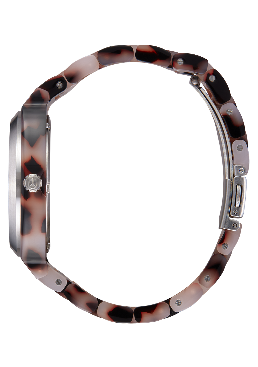 Time Teller Acetate Pink Tortoise  / Mother of Pearl View 2