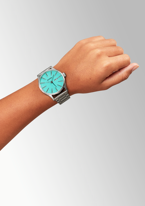 Sentry SS Silver / Turquoise