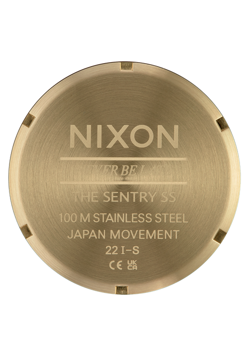 Sentry Stainless Steel Yellow Gold / Black