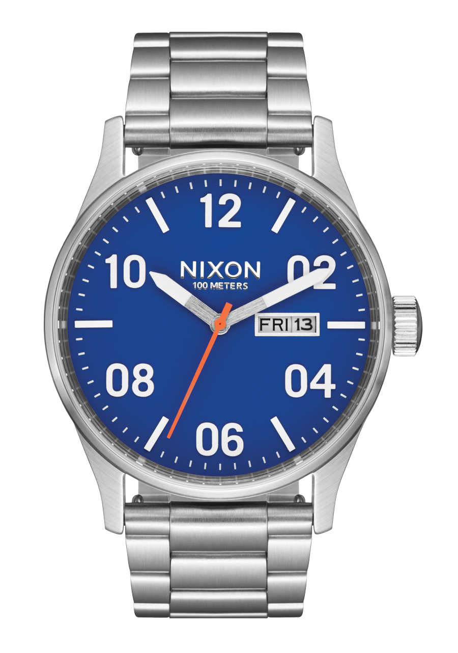 Sentry Stainless Steel Silver / Cobalt View 1