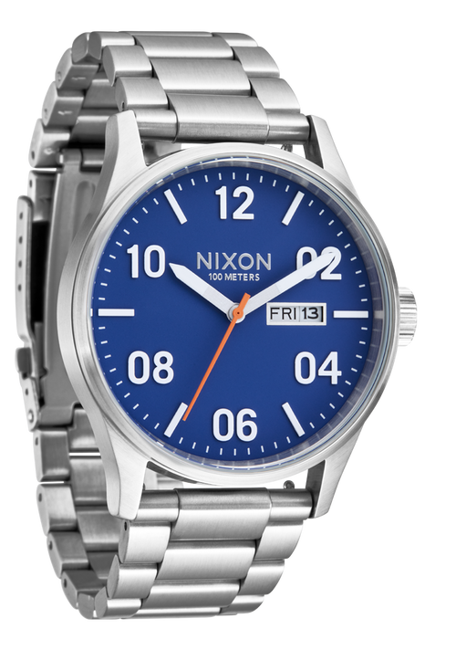Sentry Stainless Steel Silver / Cobalt