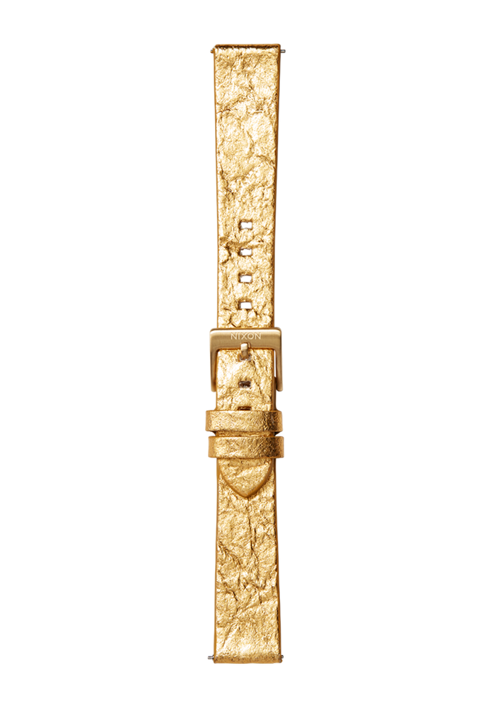 16mm Pineapple Leather Band Gold Foil
