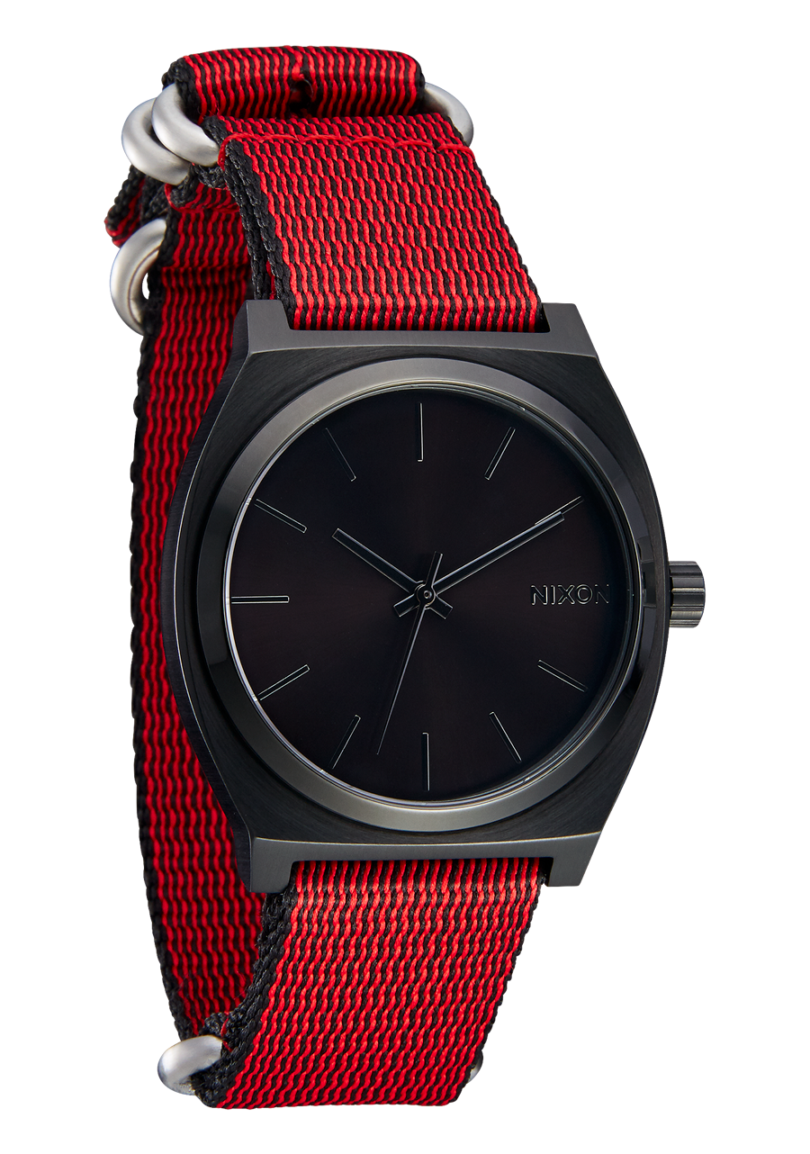 20mm One Piece #TIDE Recycled PET Strap Red / Black View 4