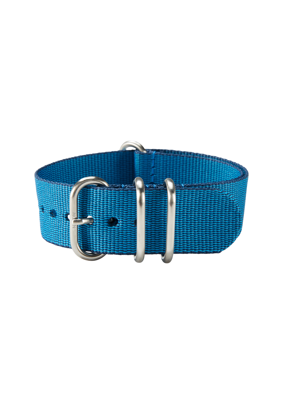 20mm One Piece #TIDE Recycled PET Strap Navy / Blue View 2