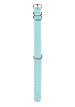 20mm One Piece FKM Rubber Strap Ocean Blue