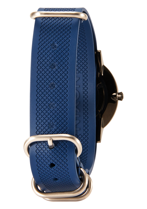 20mm One Piece FKM Rubber Strap Navy / Blue