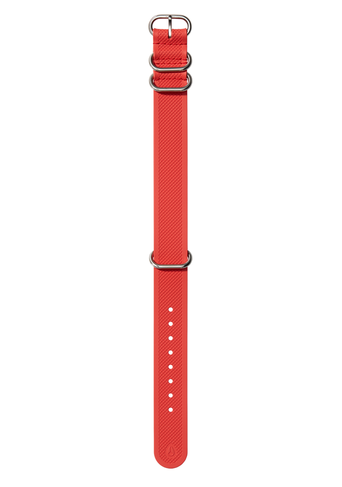 20mm One Piece FKM Rubber Strap Fire