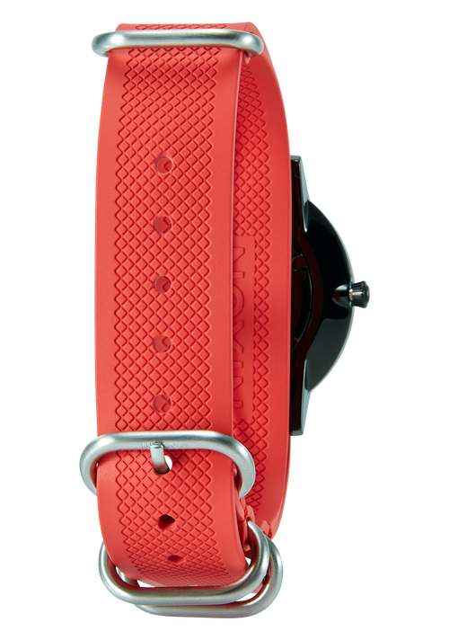 20mm One Piece FKM Rubber Strap Fire