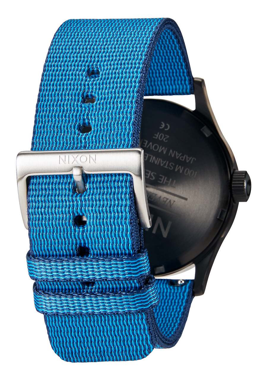 23mm #TIDE Recycled PET Band Navy / Black View 6