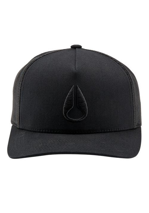 Iconed Trucker Hat Black / Black