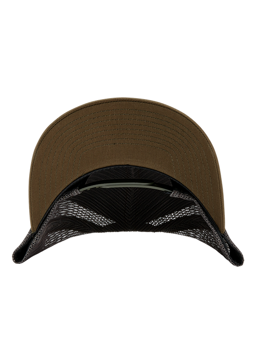 Iconed Trucker Hat Dark Olive