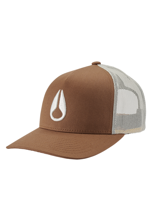 Iconed Trucker Hat Brown / Off White
