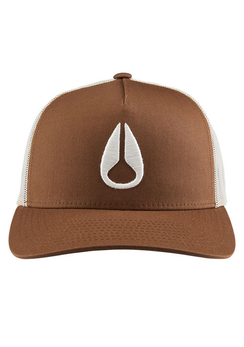 Iconed Trucker Hat Brown / Off White