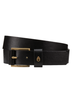 Americana Vegan Belt Black / Gold X-Small