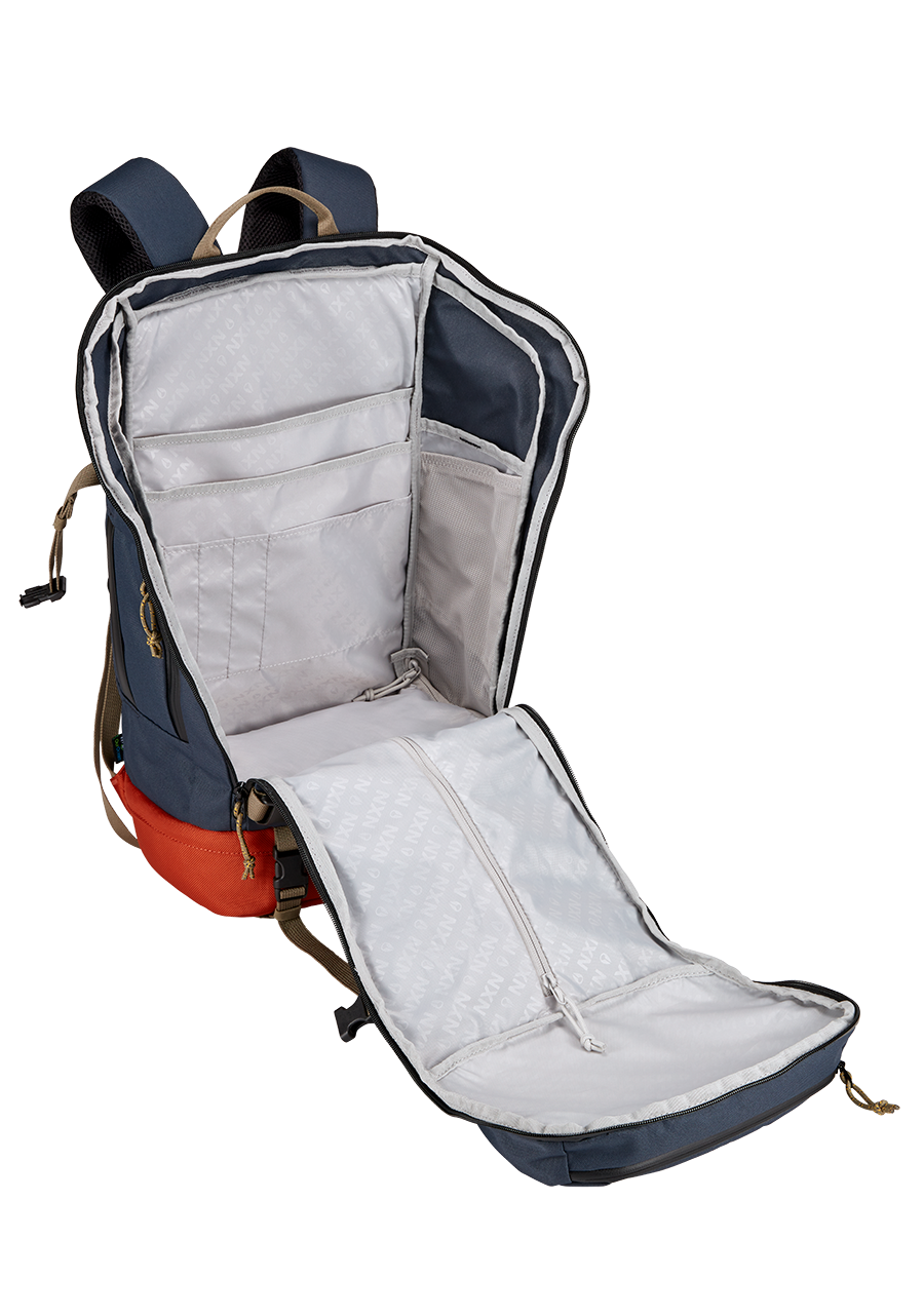Hauler 35L Backpack Navy Multi View 3