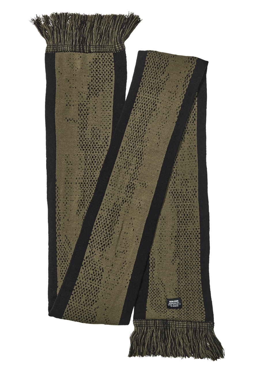 Drifter Scarf Olive Dot Camo View 1