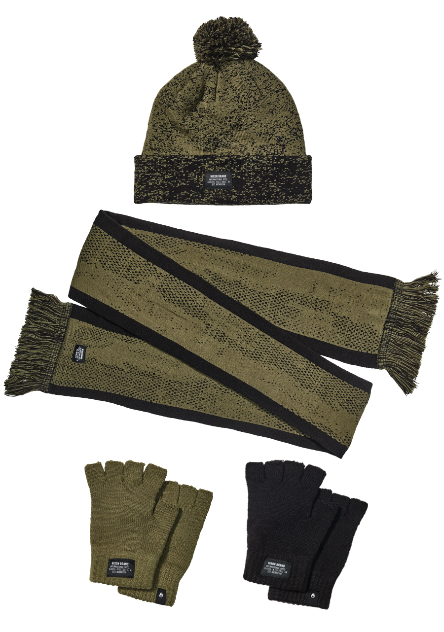 Drifter Scarf Olive Dot Camo View 3