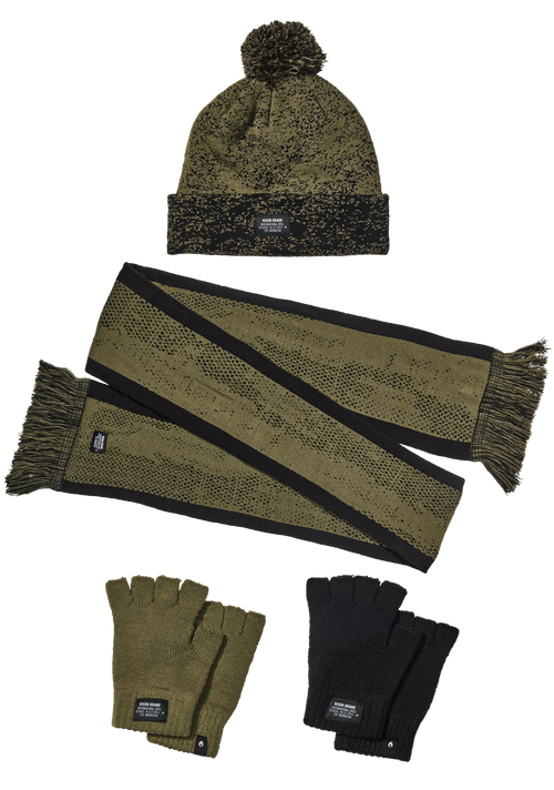 Drifter Scarf Olive Dot Camo