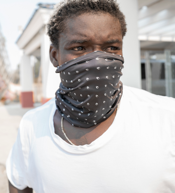 Silo Neck Gaiter Red / White