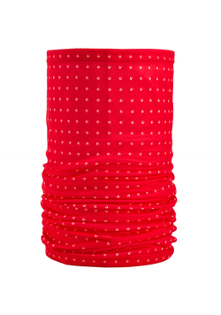 Silo Neck Gaiter Red / White