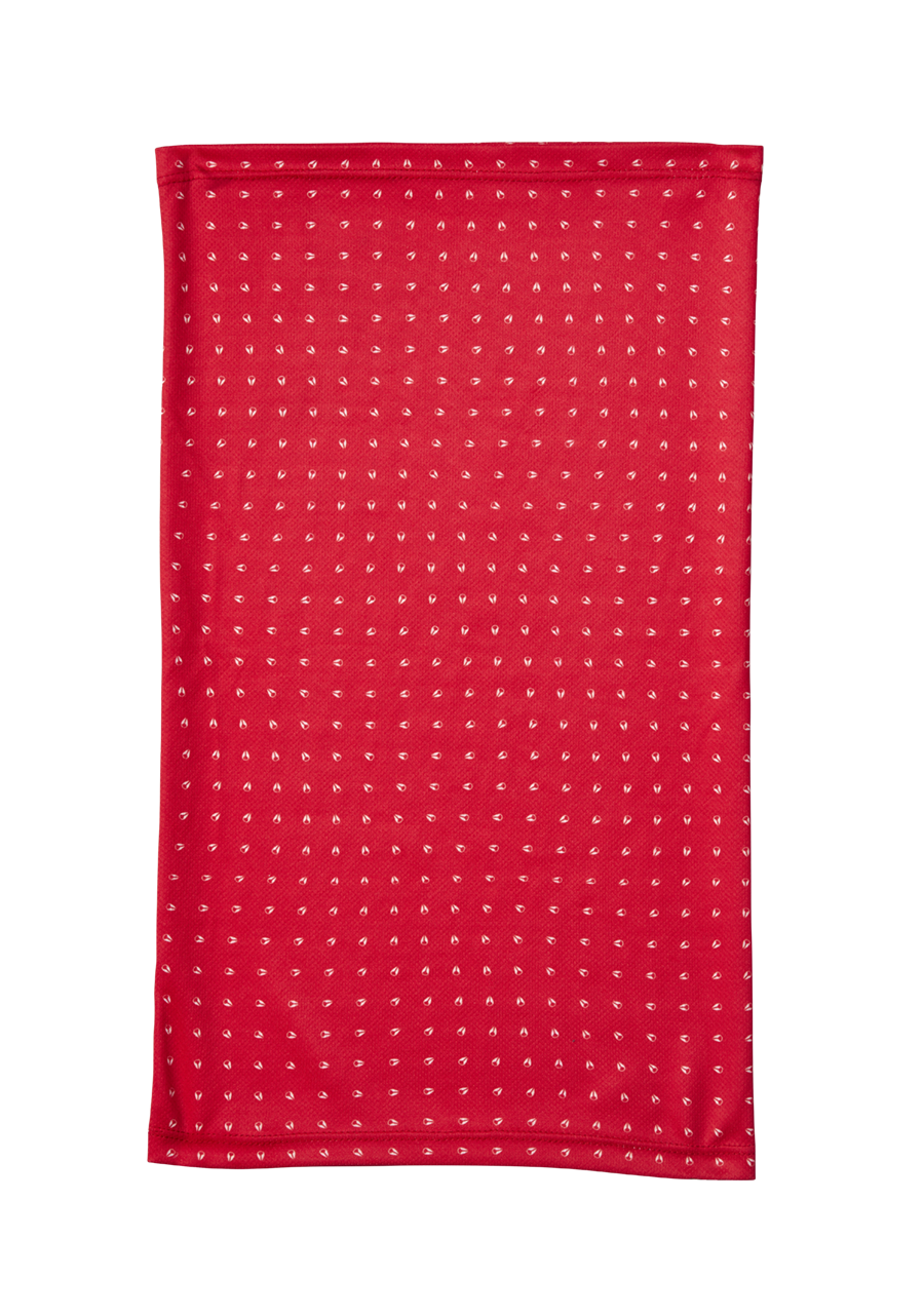 Silo Neck Gaiter Red / White View 2