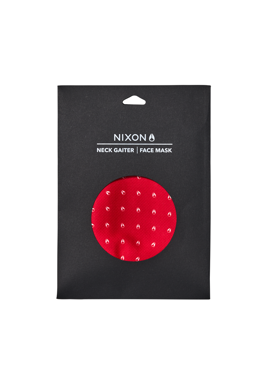 Silo Neck Gaiter Red / White View 4