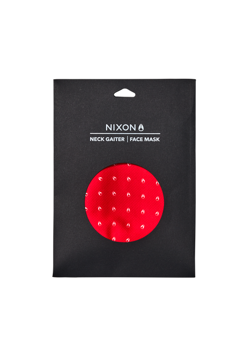 Silo Neck Gaiter Red / White