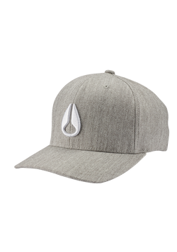 Deep Down Snapback Heather Gray / White
