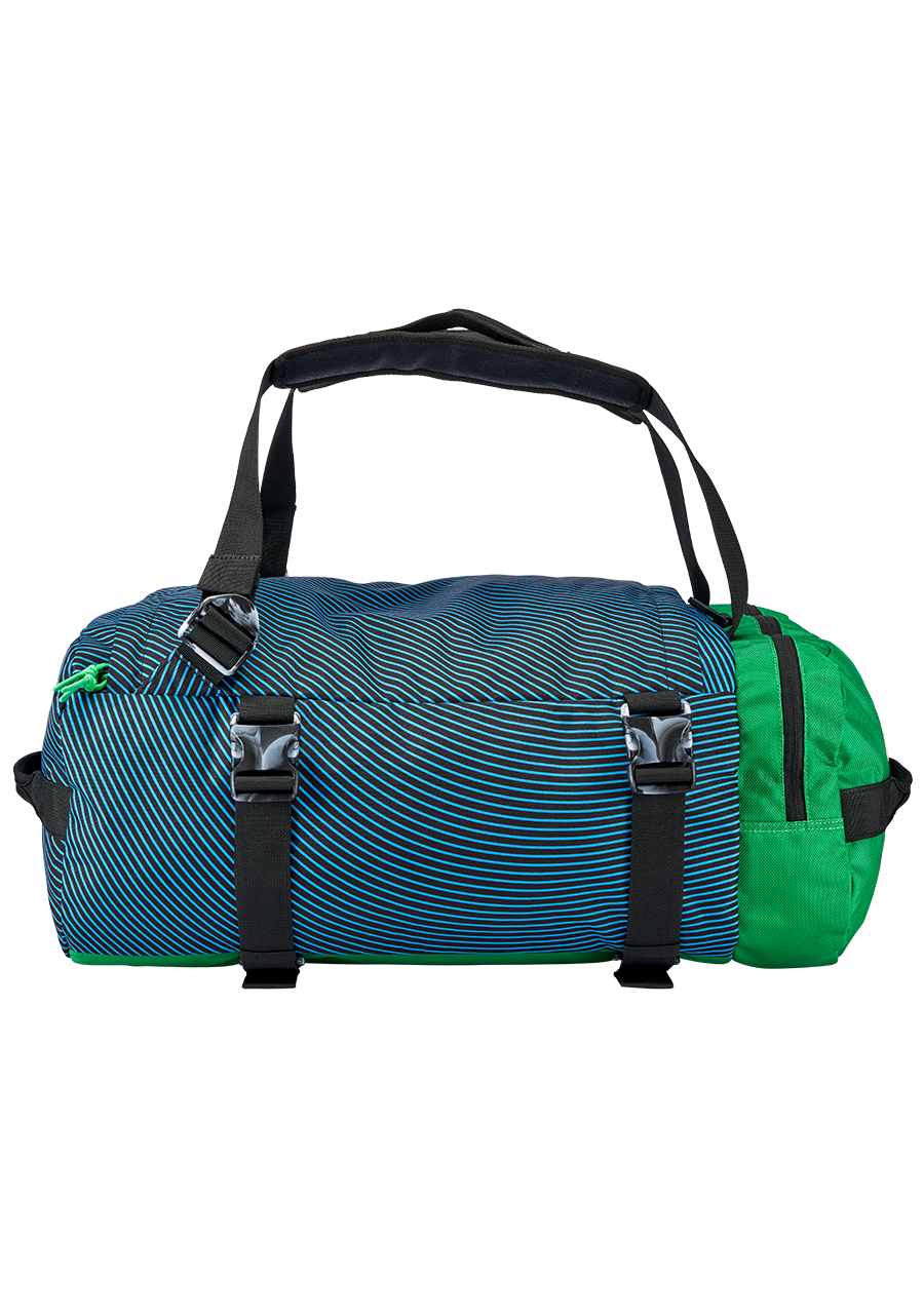 Grateful Dead Escape Duffel 45L Black Blue Green View 2