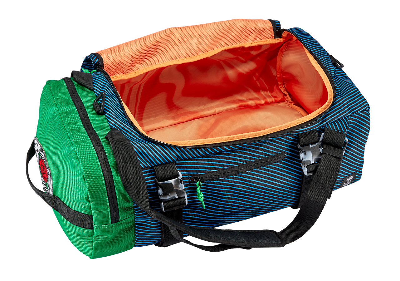 Grateful Dead Escape Duffel 45L Black Blue Green View 3