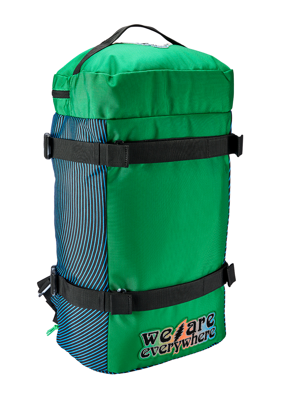 Grateful Dead Escape Duffel 45L Black Blue Green View 6
