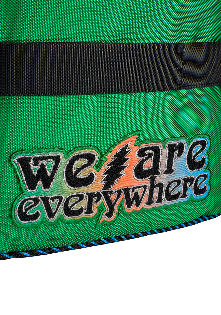 Grateful Dead Escape Duffel 45L Black Blue Green View 7