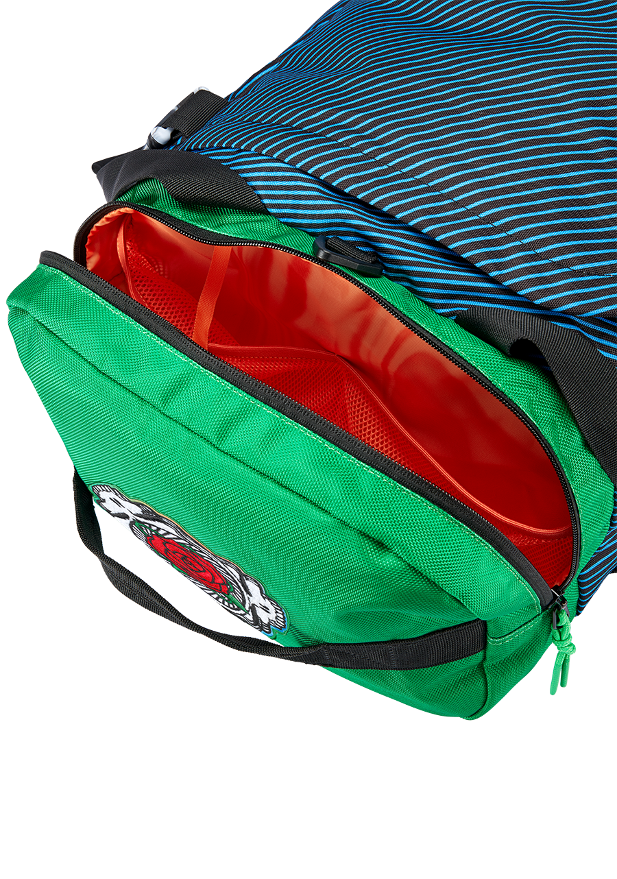 Grateful Dead Escape Duffel 45L Black Blue Green View 8