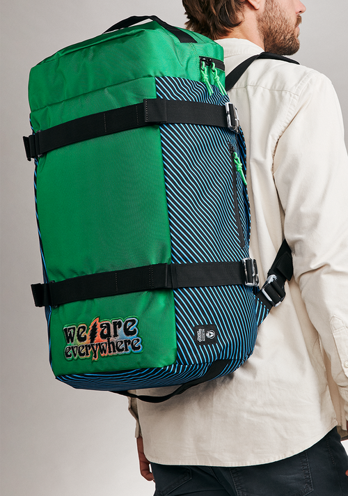 Grateful Dead Escape Duffel 45L Black Blue Green
