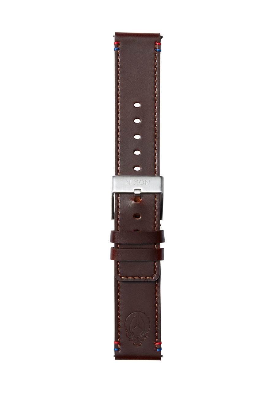 Grateful Dead 23Mm Leather Band Brown View 2
