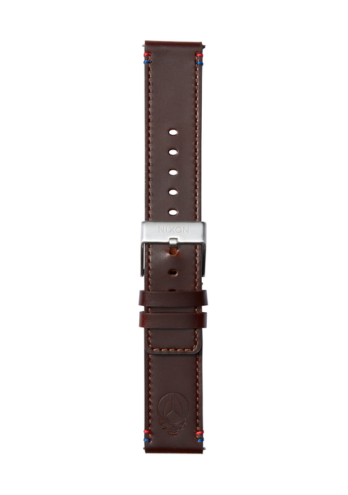 Grateful Dead 23Mm Leather Band Brown