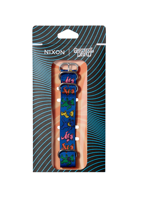 Grateful Dead 20Mm Recycled Nato Band Blue Dancing Bears