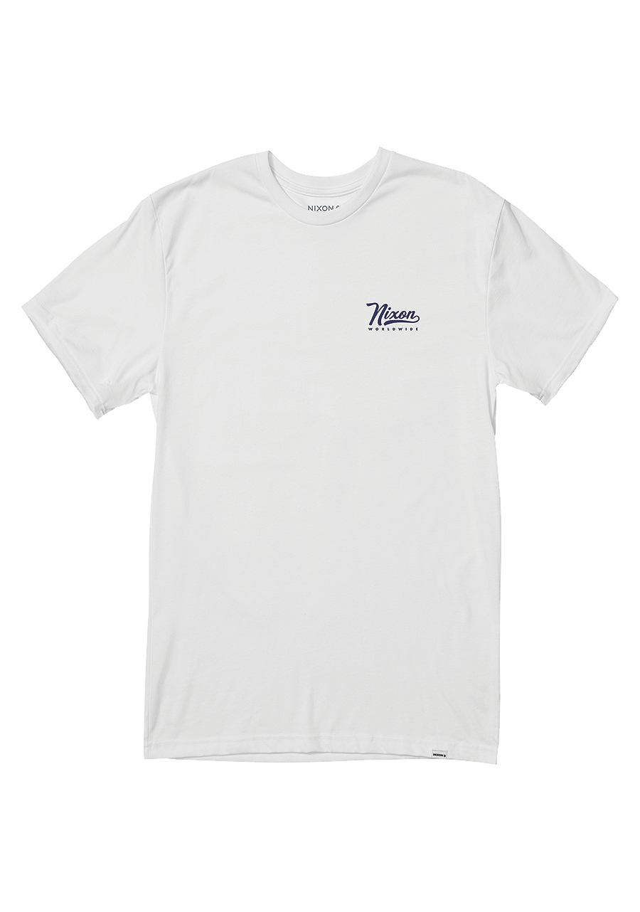 Looped S/S Tee White Small View 1