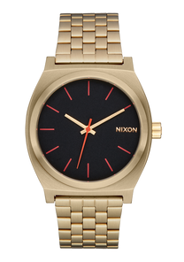 Time Teller Yellow Gold / Black / Red View 1