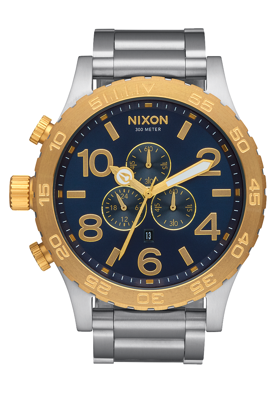 51 30 Chrono Gold Blue Sunray V1 View 1