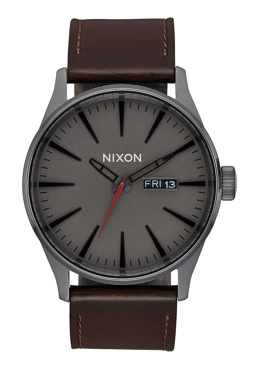 Sentry Leather Gunmetal / Black / Dark Brown View 1