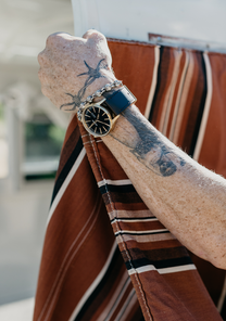 Sentry Leather Gold Black Brown View 5