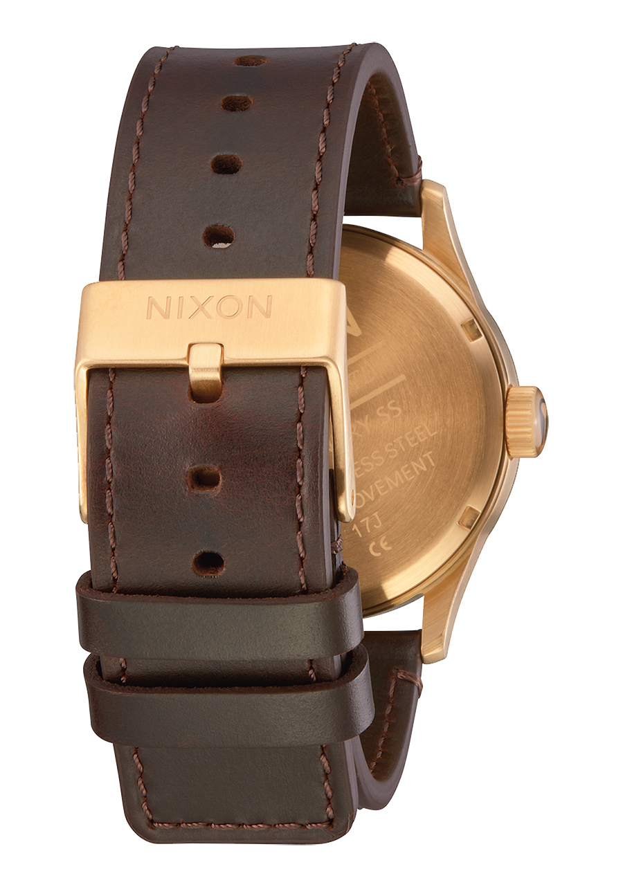 Sentry Leather Gold Black Brown View 3